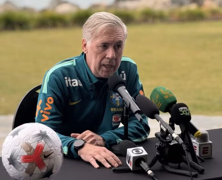 Ancelotti confirma Vini Jr., Raphinha, Endrick e Estêvão como titulares contra a Austrália