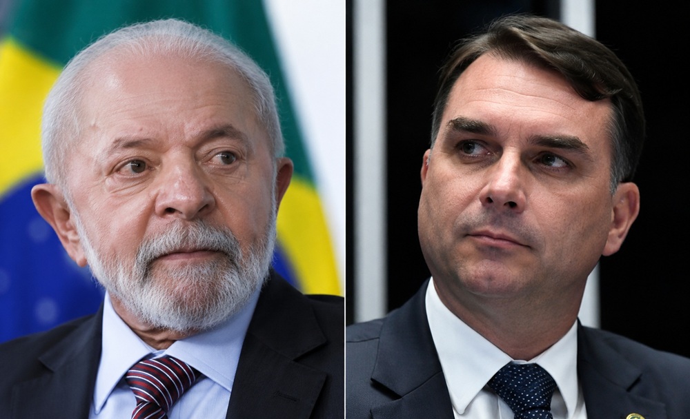 Pesquisa Atlas/Bloomberg mostra Lula à frente no 1º turno e empate com Flávio Bolsonaro no 2º
