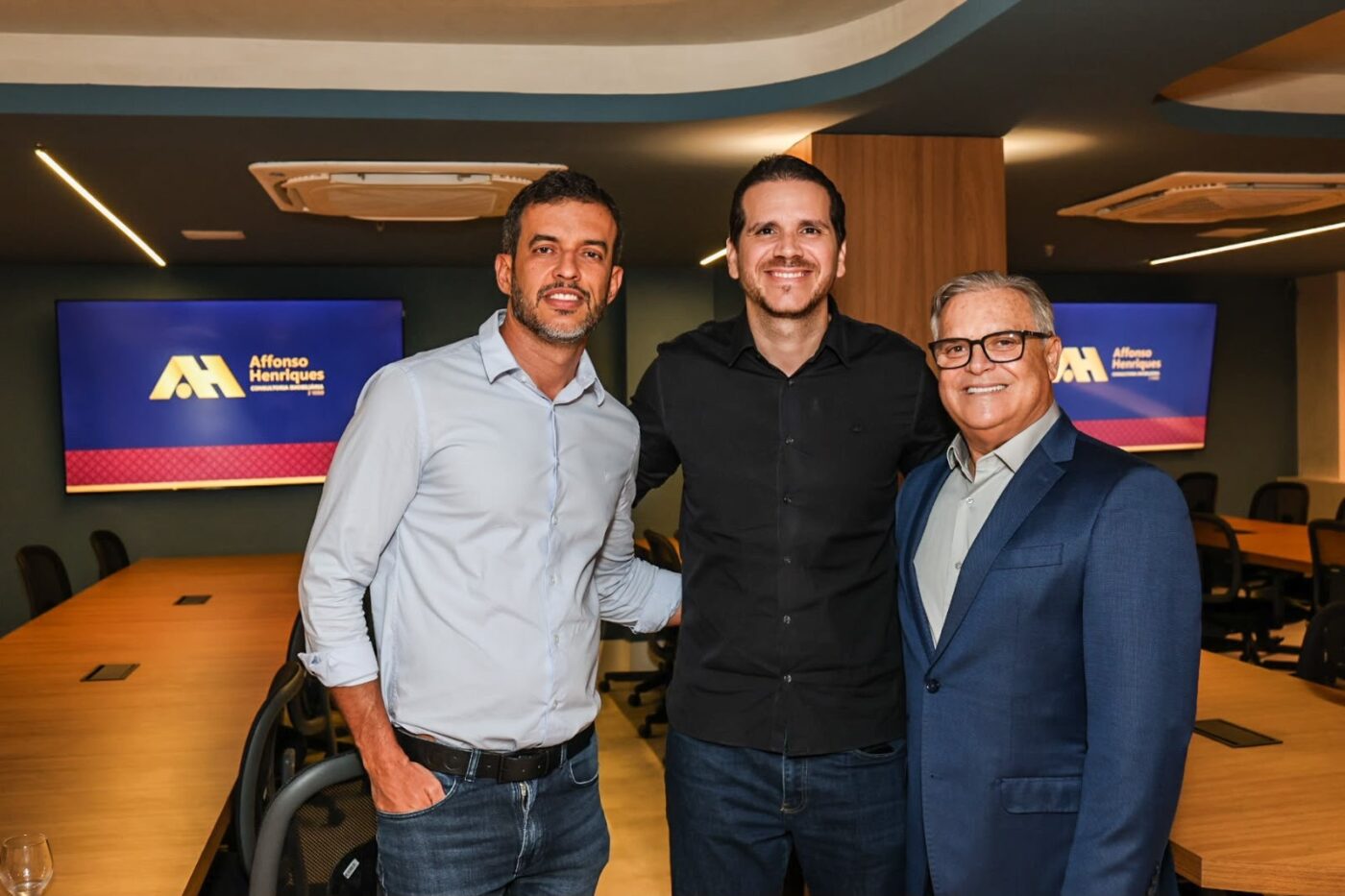 Mateus Marcolini, Rodrigo Raynal e Affonso Henriques