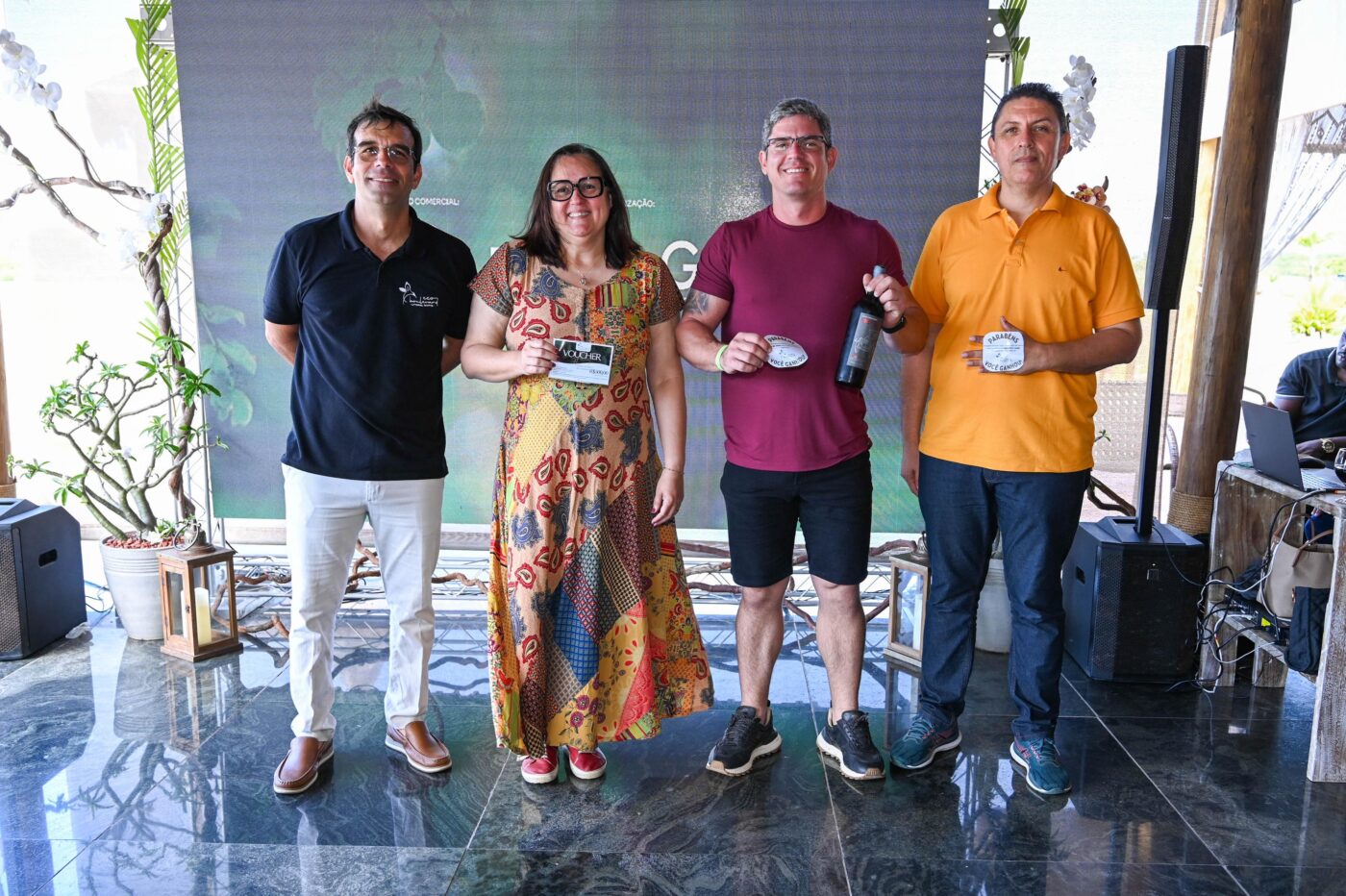 Igor Batista, Rose Couto, Cláudio Argolo e Alexandre Augusto