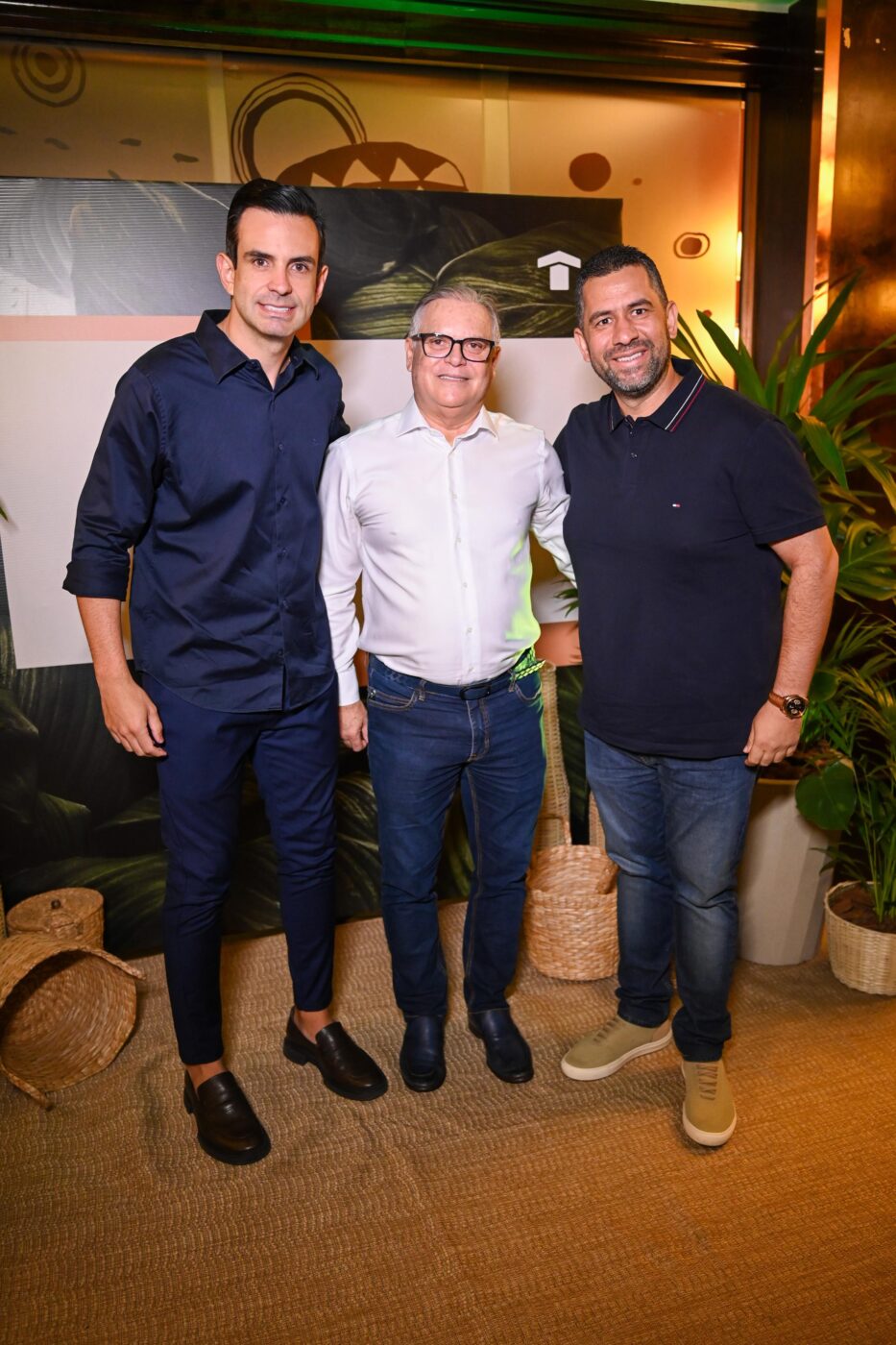 Rodrigo Hissa, Murilo Rocha e Luiz Pereira