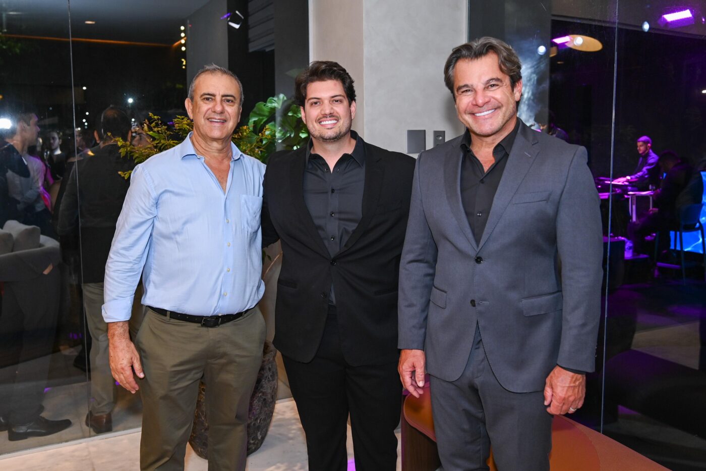 Luís Desiderio, Kauê Gramulha e Paulo Bacchi