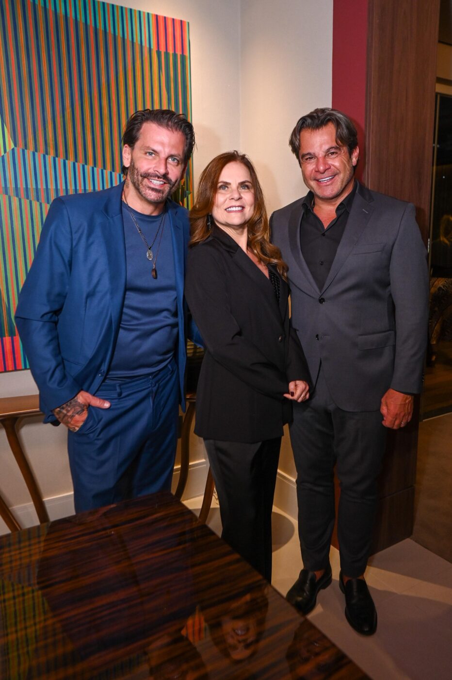 Henri Castelli, Lissandra Ribeiro e Paulo Bacchi