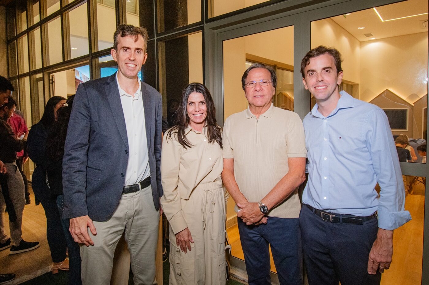 Aloysio Frugoni, Rosana Kauark, Gustavo Brito e Luiz Vianna Frugoni