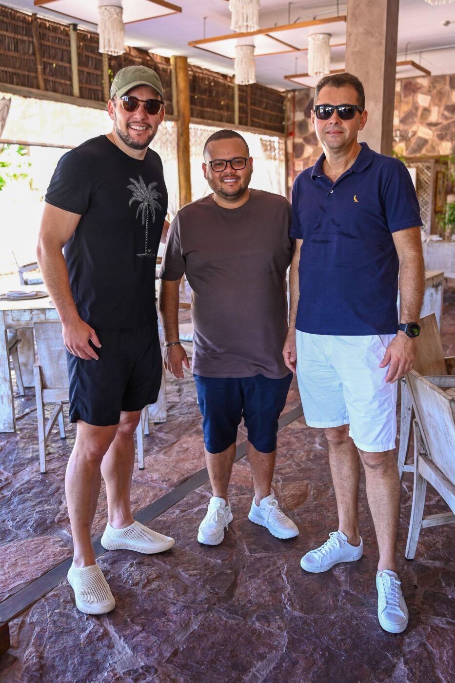 Tiago Soeiro, Ivan Rodrigo e Nando Almeida