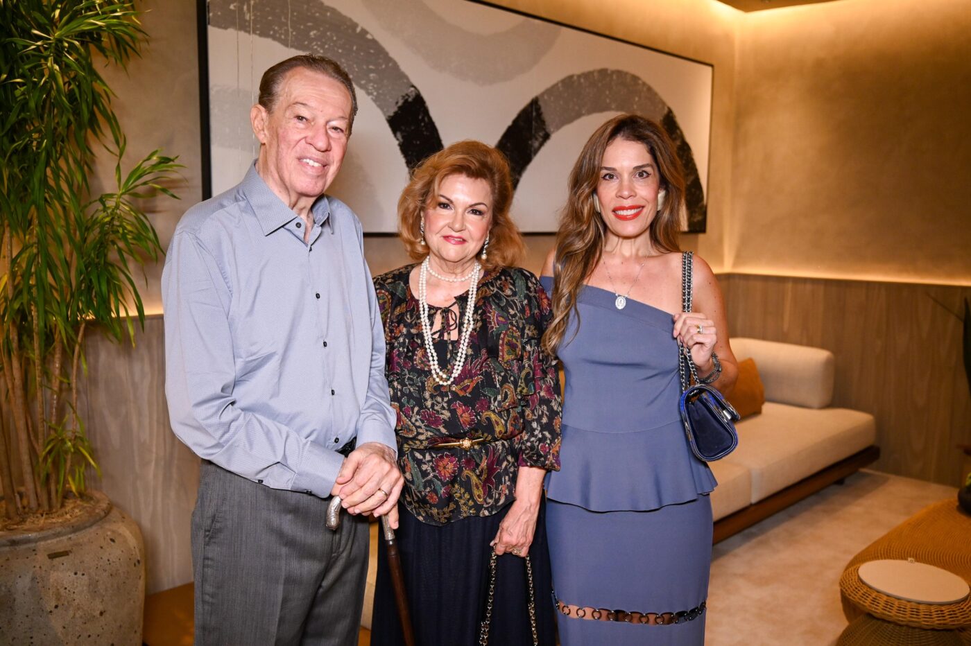 Fernando, Ana Lucia e Lia Franklin