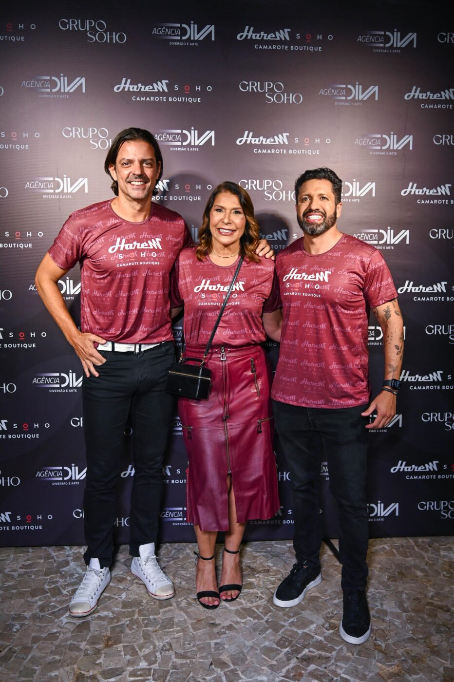 Guiga Sampaio, Marcia Mamede e Bruno Antunes