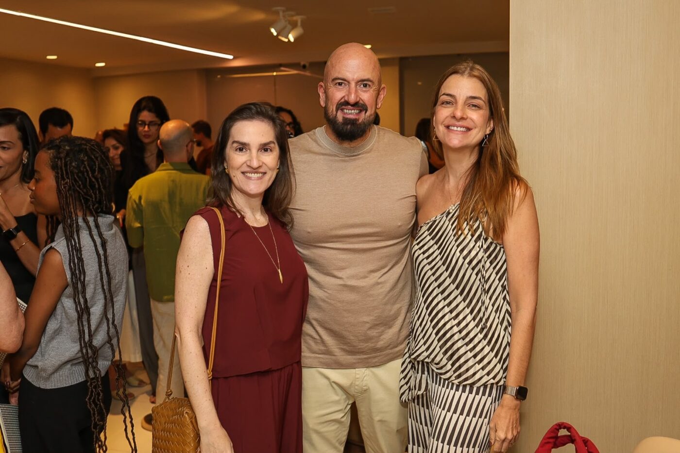 Flávia Foguel, Mauricio Lins e Milena Sá