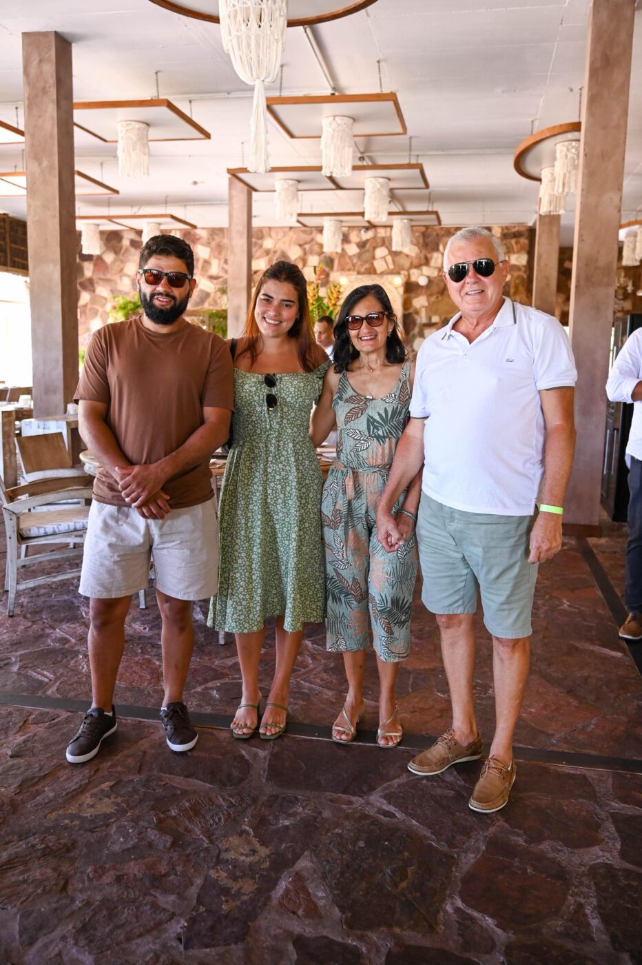 Arnold Nascimento, Tereza Moitinho, Joseli Guerreiro e Roberto Moitinho