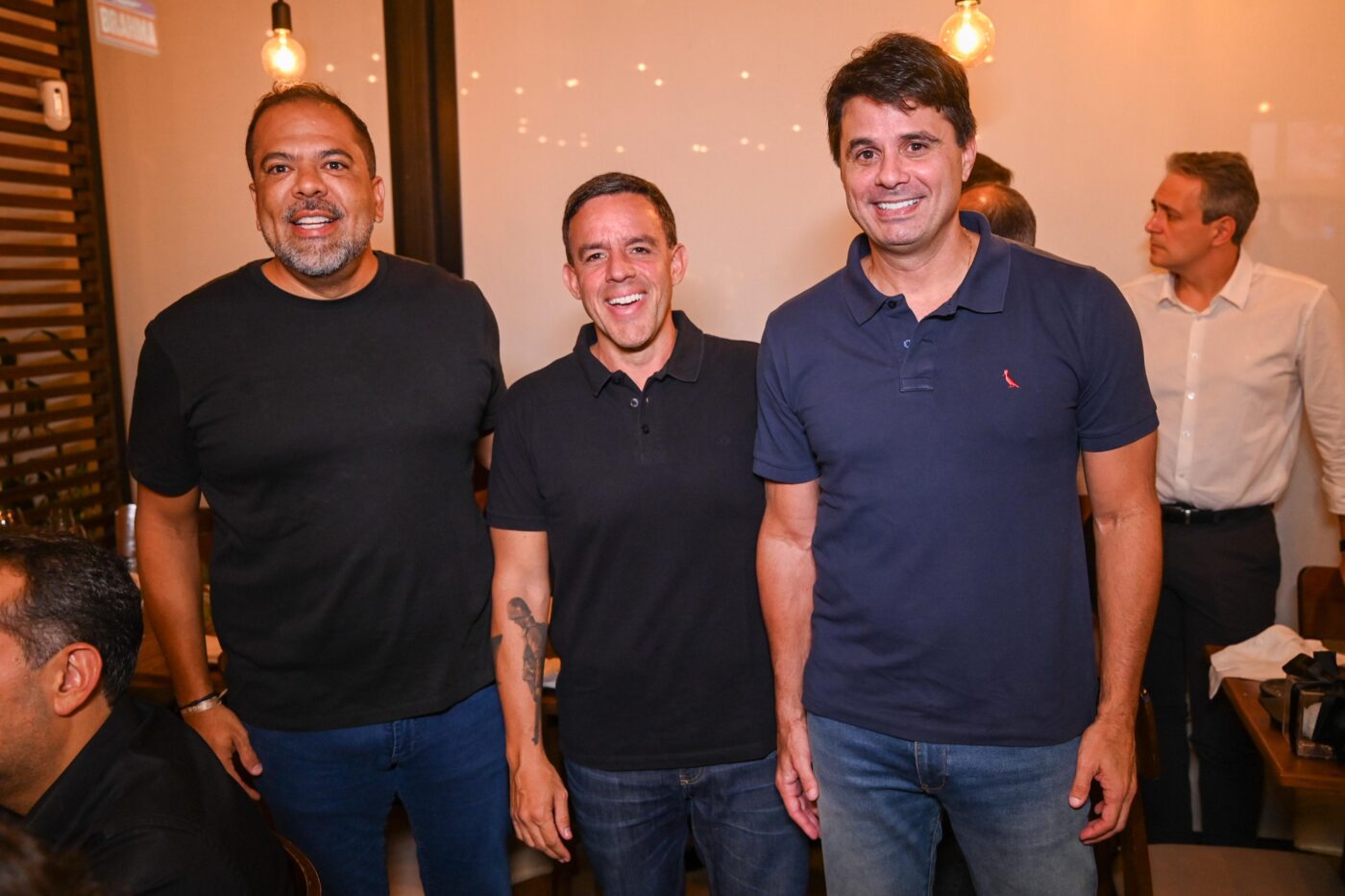 Gustavo Amorim, Fred Andrade e Alexandre Gonzaga