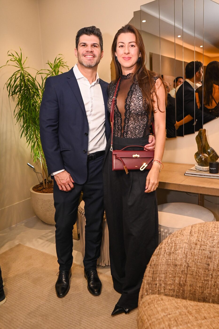 Eduardo Malheiros e Maria Paula Fontoura