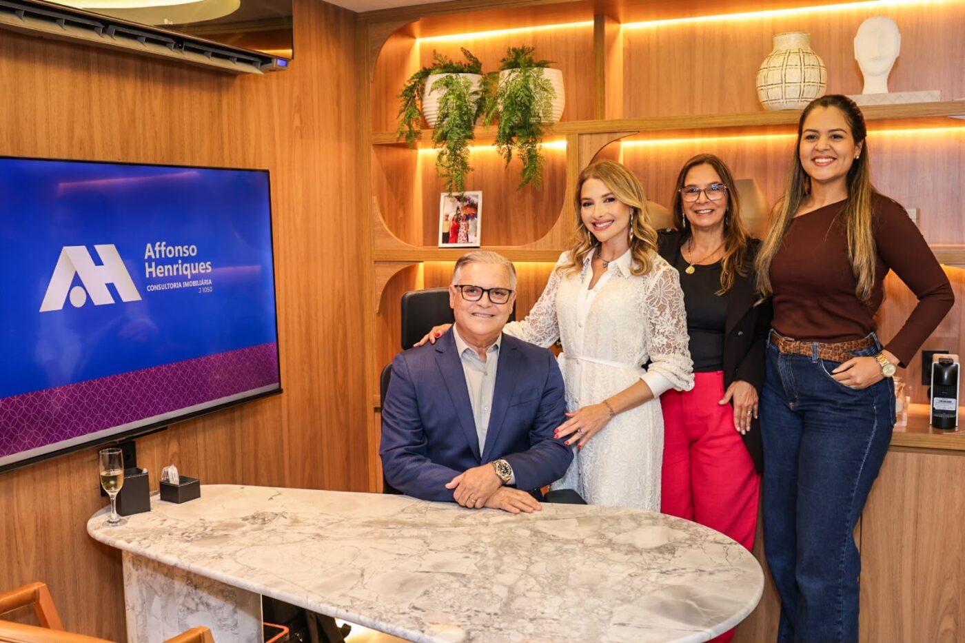 Affonso Henriques, Thais Marcolini, Virgínia Maia e Ludimilli Azevedo