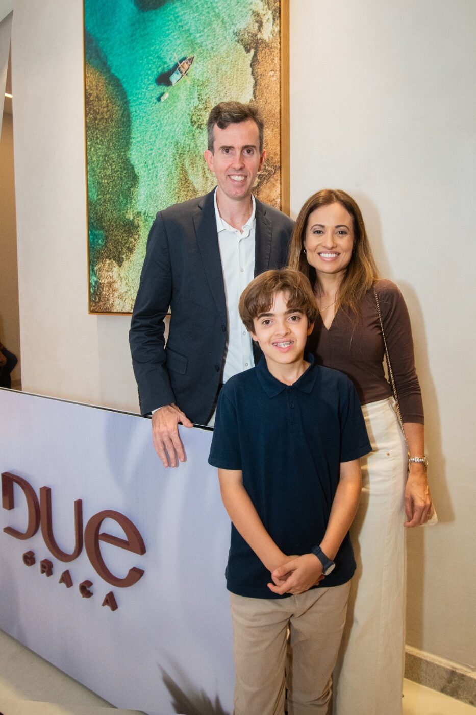 Aloysio, Fabiana e Aloysio Melo Frugoni