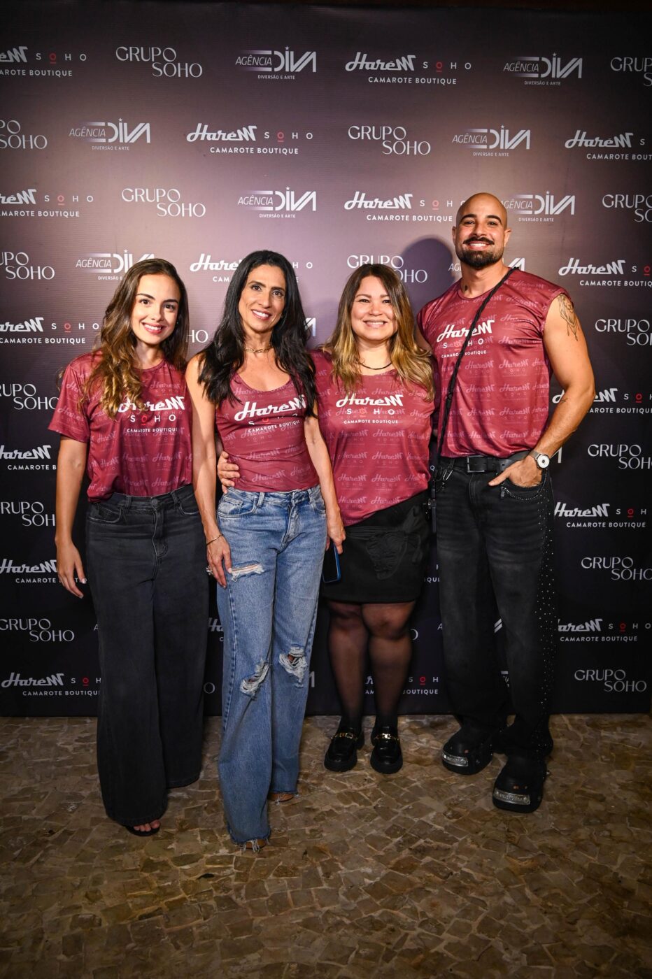 Isabella Rodrigues, Karine Queiroz, Rita Baião e Alisson Shorts