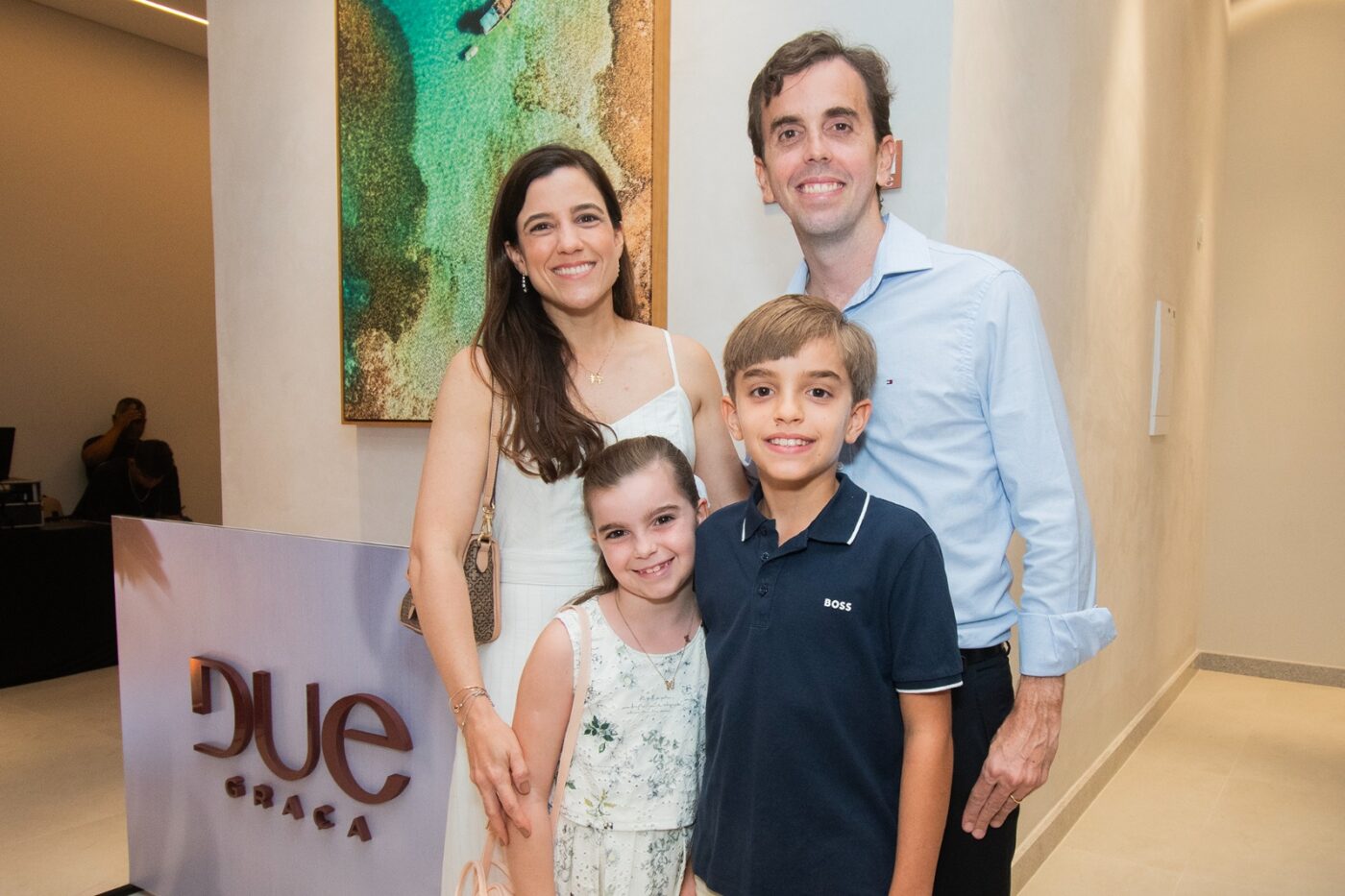 Elisa, Luiz, Sofia e Luizinho Vianna Frugoni 