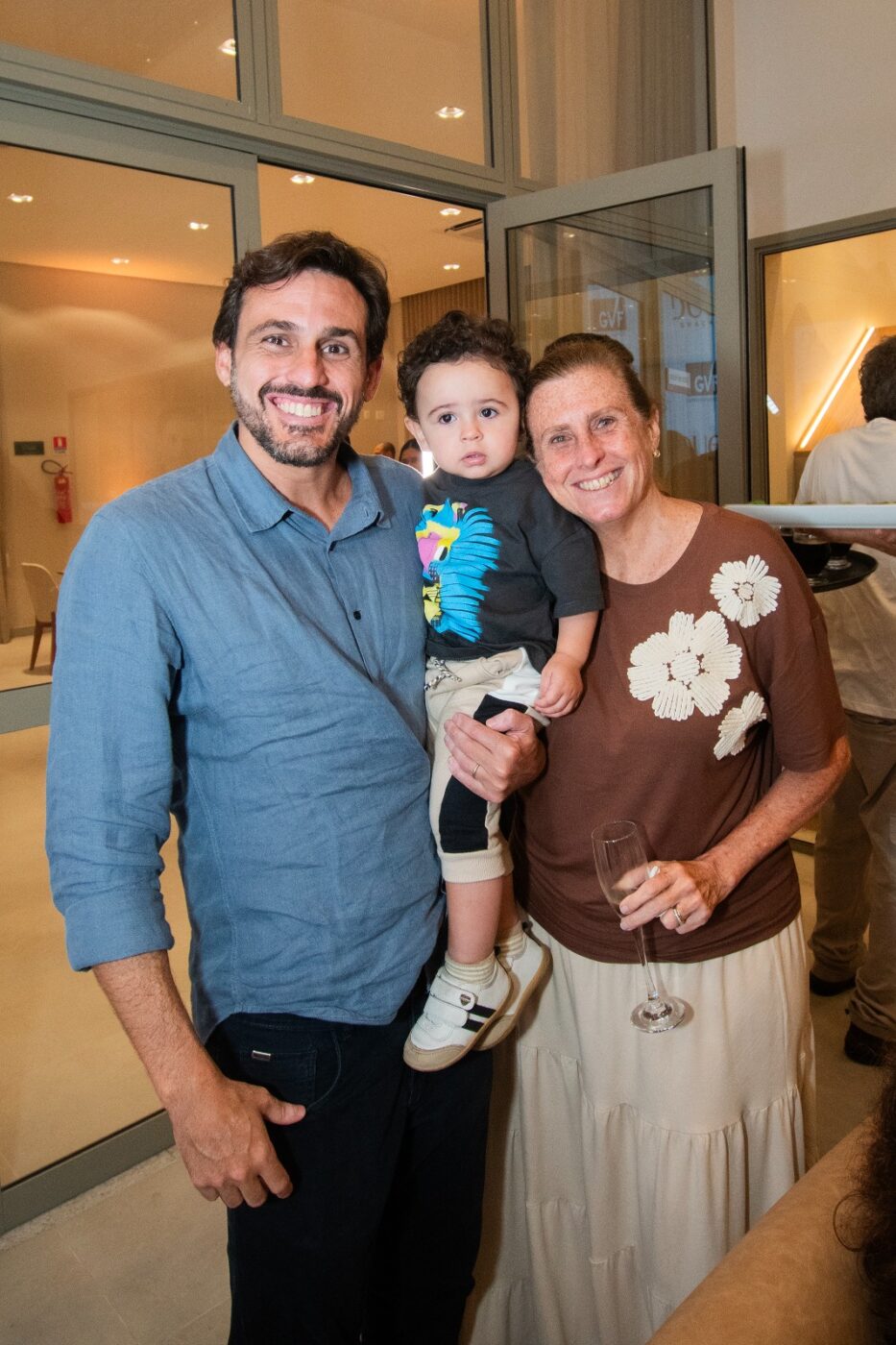 Rodrigo, Bernardo e Gisela Vianna Maia
