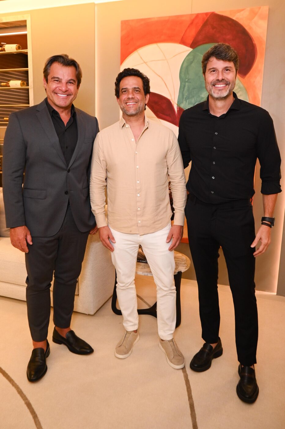 Paulo Bacchi, Caio Bandeira e Tiago Martins