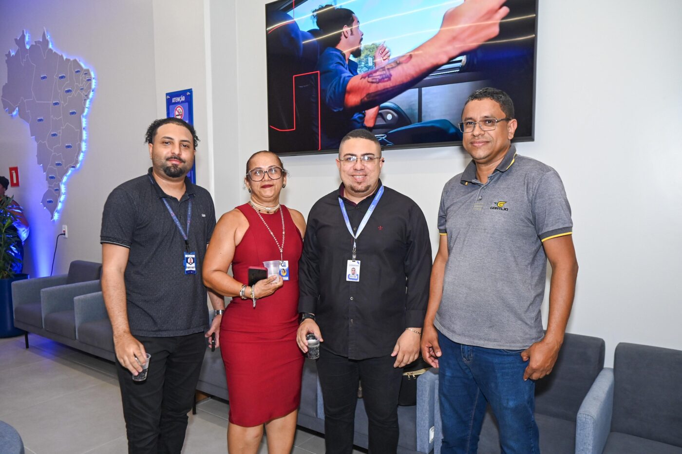 Jeanderson Alcântara, Josemeire Batista, Bruno Felipe e Admilton Fernandes