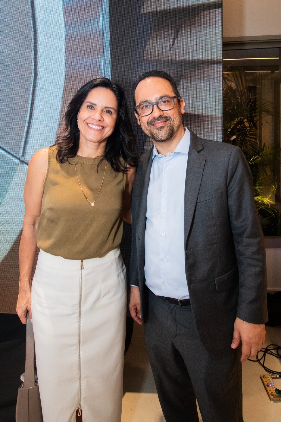 Milena Barretto e Marcos Canaan  