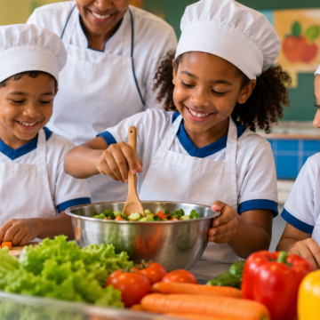 Projeto cria programa de culinária para crianças nas escolas de Salvador