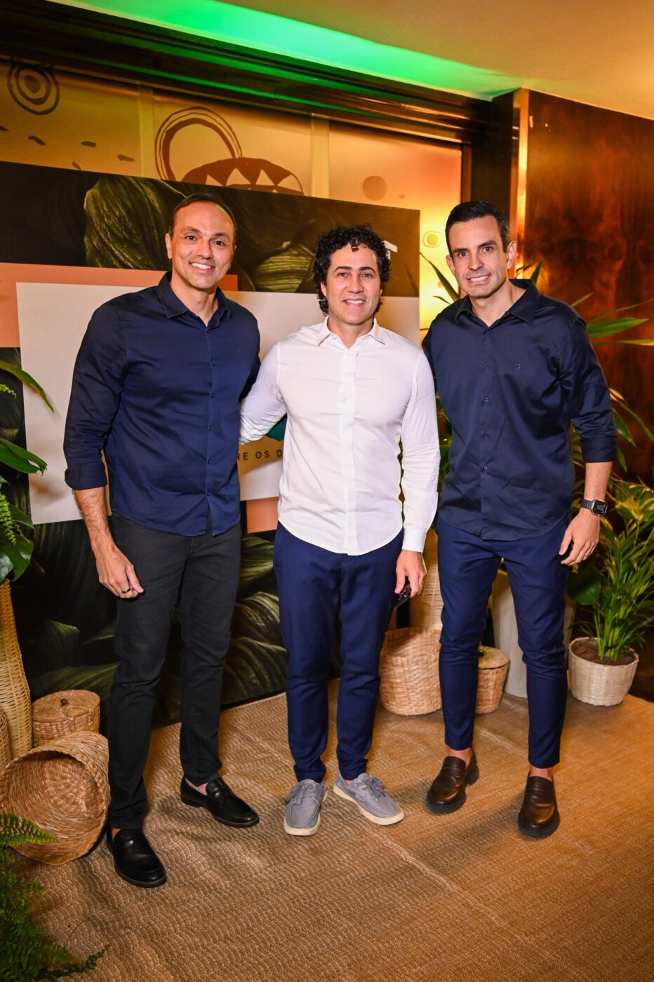 Rodrigo Hissa, Murilo Rocha e Luiz Pereira