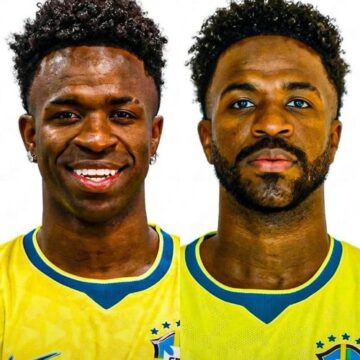 CBF atualiza foto de Vini Jr. após harmonização facial e mudança chama atenção nas redes