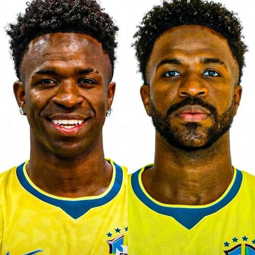 CBF atualiza foto de Vini Jr. após harmonização facial e mudança chama atenção nas redes
