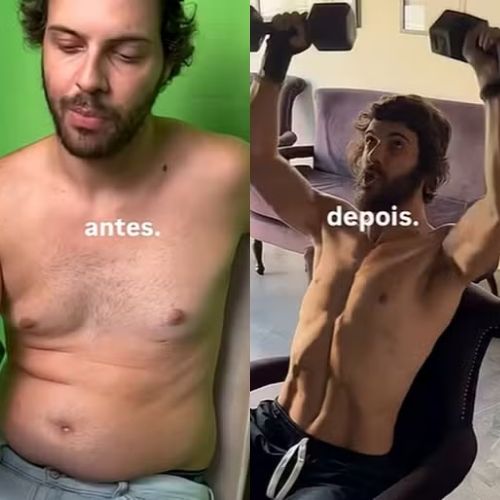 Diogo Defante revela treino que mudou seu corpo e surpreende fãs: ‘Não é meme’
