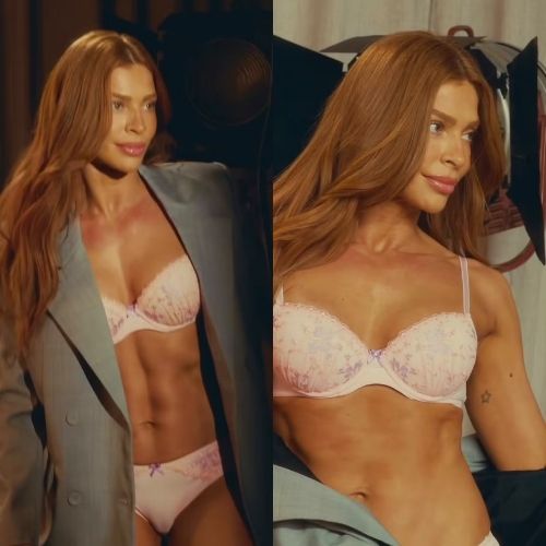 Aos 44 anos, Grazi Massafera impressiona ao exibir abdômen definido em nova campanha