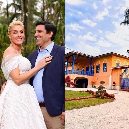 Fazenda onde Ana Hickmann e Edu Guedes vão se casar ganha salão de 1.000 m² e vila italiana; veja como ficou