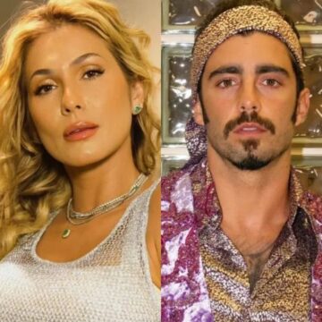 Ed Gama provoca Lívia Andrade sobre ‘carona’ com Pedro Scooby e leva bronca de Luciano Huck