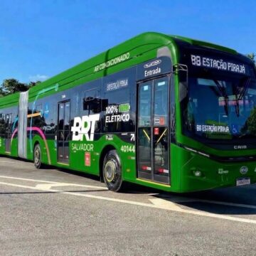 Salvador terá 10 novos ônibus elétricos para ampliar atendimento do BRT