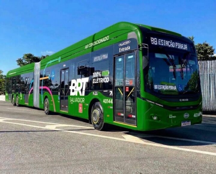 Salvador terá 10 novos ônibus elétricos para ampliar atendimento do BRT