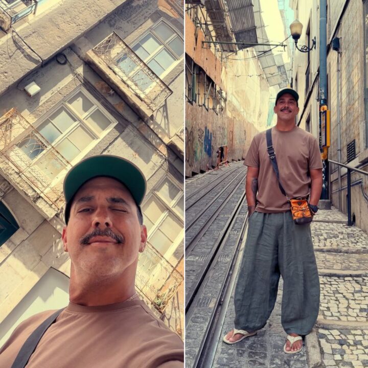 André Marques abre álbum de viagem por Lisboa: ‘Me apaixonando por essa cidade’