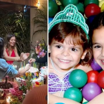 Bruna Marquezine celebra aniversário da irmã Luana ao lado de Shawn Mendes; veja vídeo