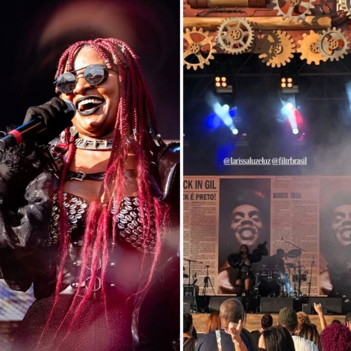 Larissa Luz se apresenta no primeiro dia do Rock in Rio com homenagem a Gilberto Gil