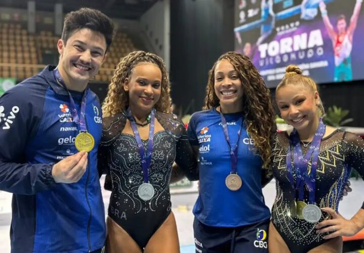 Brasil termina Copa do Mundo de ginástica com mais cinco pódios