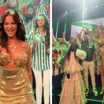 Paolla Oliveira compartilha bastidores da recepção na Imperatriz Leopoldinense: ‘Cheguei’; veja vídeo