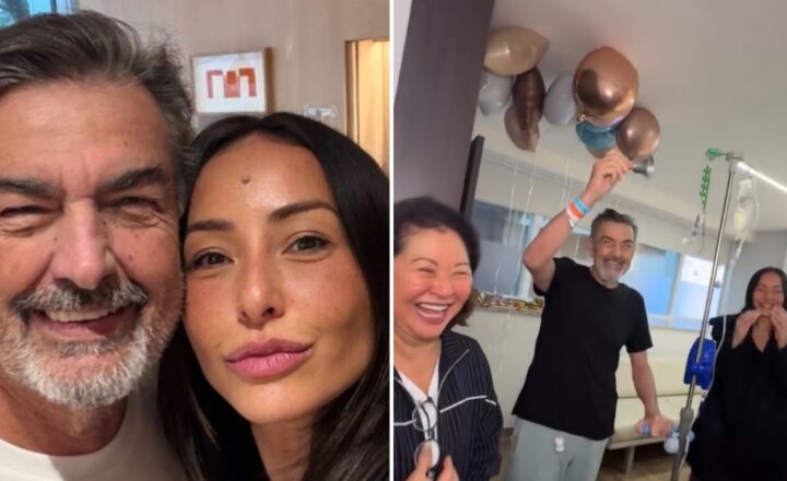 Sabrina Sato celebra fim do tratamento do pai contra câncer: “Agora é vida nova”
