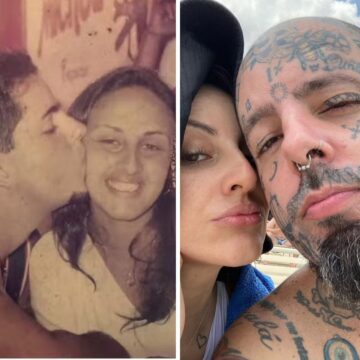 Tico Santta Cruz se declara para esposa após 25 anos juntos: “Amante feroz”