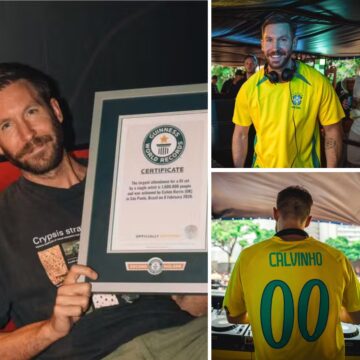 Calvin Harris bate recorde de público em set de DJ no Brasil e entra para o Guinness