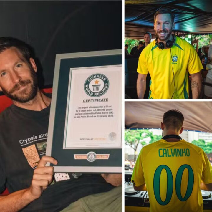 Calvin Harris bate recorde de público em set de DJ no Brasil e entra para o Guinness