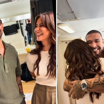 Paolla Oliveira e Diogo Nogueira reaparecem juntos e agitam fãs