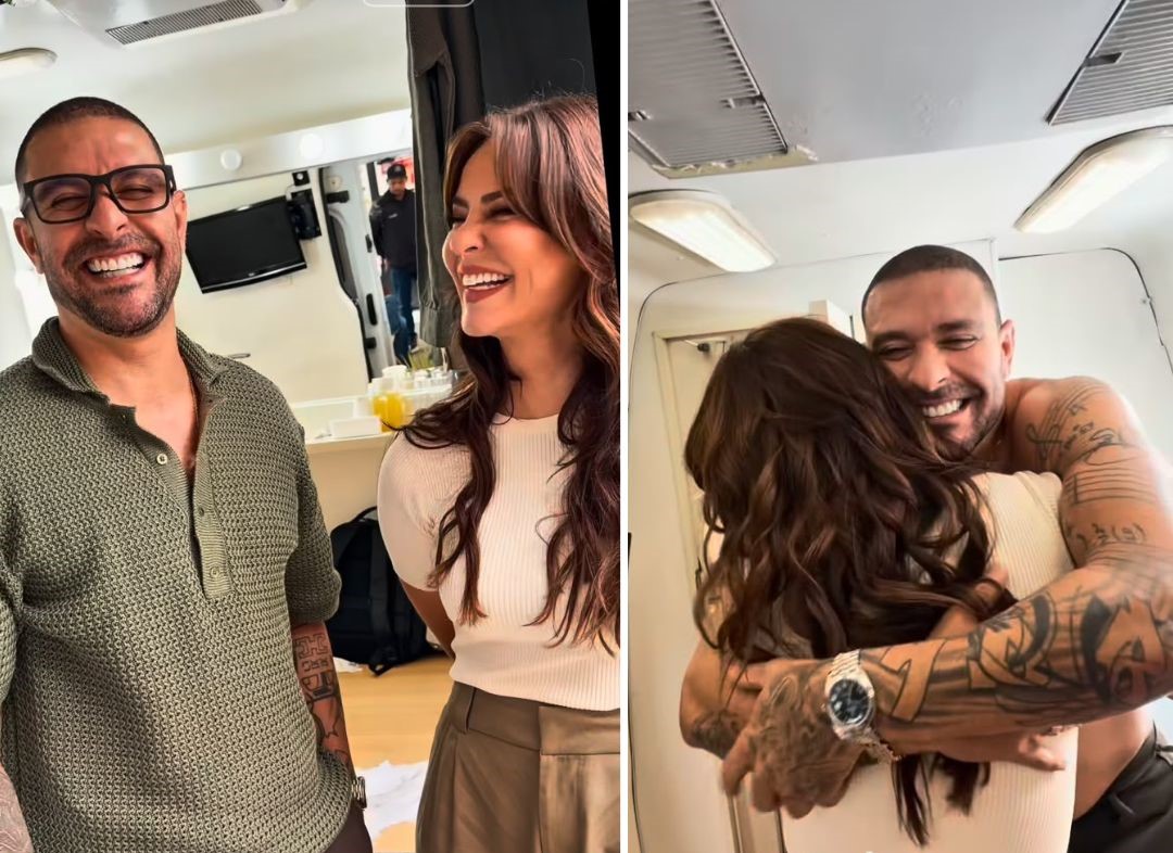 Paolla Oliveira e Diogo Nogueira reaparecem juntos e agitam fãs