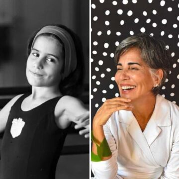 Glória Pires resgata fotos raras da infância quando fazia balé