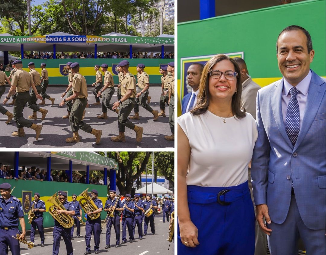 Desfile do 7 de Setembro movimenta o Centro de Salvador