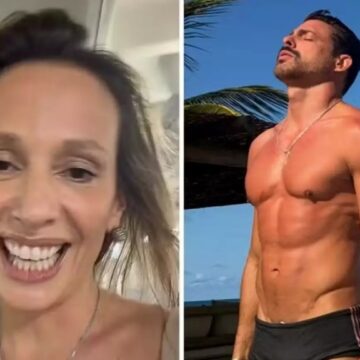 Luísa Mell ironiza suposto affair de Cauã Reymond com modelo 26 anos mais jovem: ‘DiCaprio brasileiro’