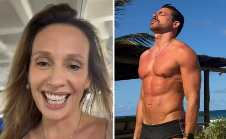 Luísa Mell ironiza suposto affair de Cauã Reymond com modelo 26 anos mais jovem: ‘DiCaprio brasileiro’