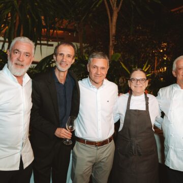 Alex Atala, Mara Salles e Edinho Engel se reencontram 20 anos depois em Salvador