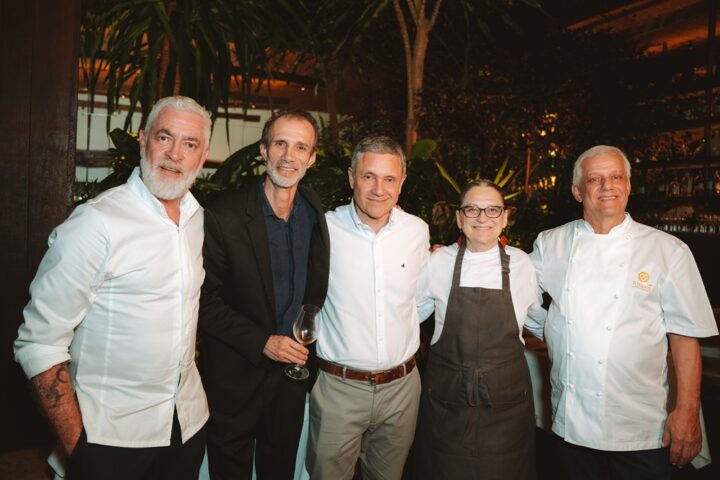 Reencontro de Alex Atala, Mara Salles e Edinho Engel celebra 20 anos do Amado em Salvador